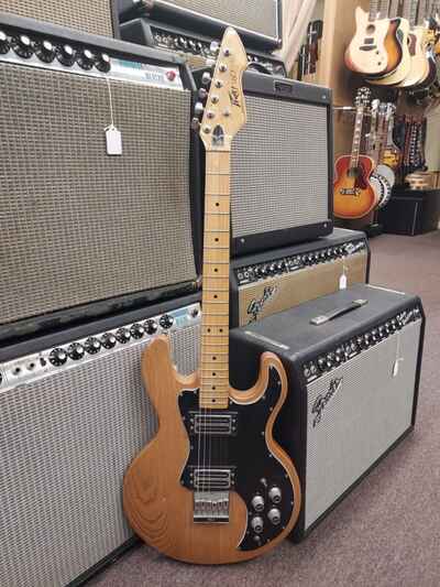 1981 Peavey T60 Guitar T-60 Natural With Maple Fretboard Original Case