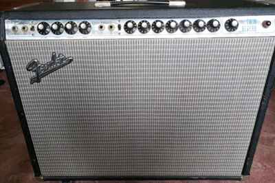 1970s Fender Twin Reverb Silver Face - Eminence Beta Green Back Speakers