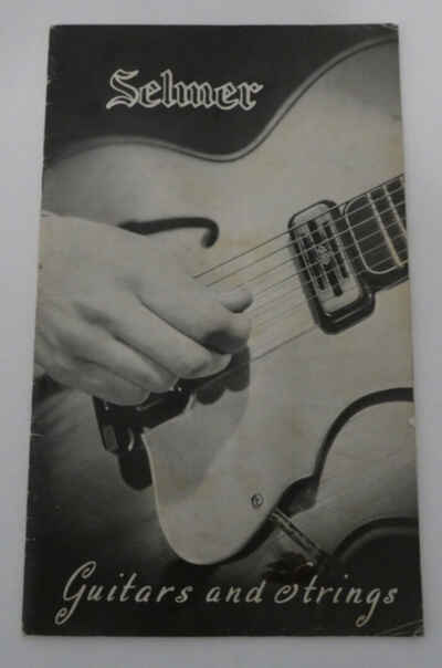 Vintage Selmer Hofner Guitars And Strings Brochure Price List Catalogue Booklet
