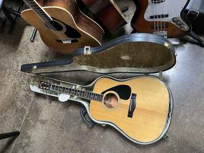 Yamaha FG-351B acoustic dreadnought guitar made in Japan 1978-1980 excellent