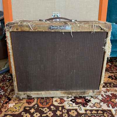 Vintage 1958 Fender Tweed 5F4 Super Narrow Amplifier 2x10 Combo Ex PRS *1950s*