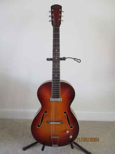 Framus Guitar:Vintage 1950s:Archtop:Triumph:Electro-acoustic:Parlour Good