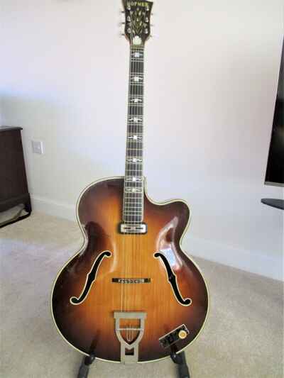 Hofner Guitar:Committee:Vintage 1967:Archtop:Electro-acoustic:Excellent.