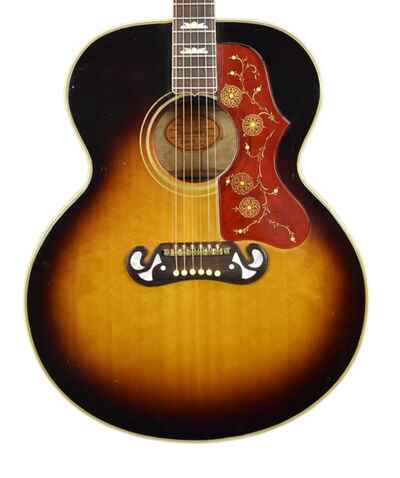 1966 Gibson J-200 Acoustic Guitar in Tobacco Sunburst 348405
