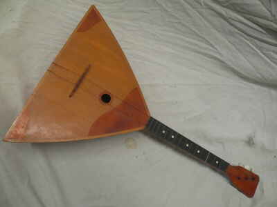 Vintage  Balalaika Russian Guitar - missing a string - reasonable condition