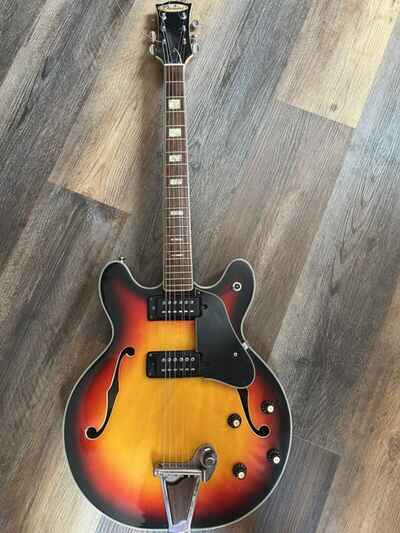 Vintage 1970??s Aria Diamond Hollow body Electric Guitar