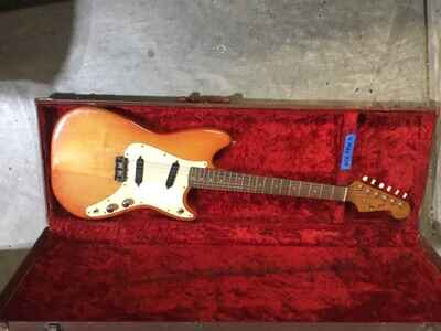 FENDER 1963  Vintage Duo-sonic Electric Guitar RARE sun Burst Finish