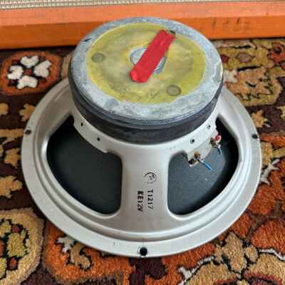 Vintage 1972 Celestion Greenback G12H 30w 16ohm T1217 12" Speaker *1970s*