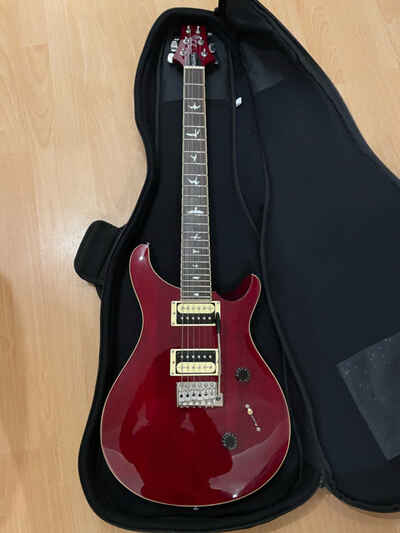 PRS SE Standard 24 Guitar, Vintage Cherry exc cond with Washburn soft case .