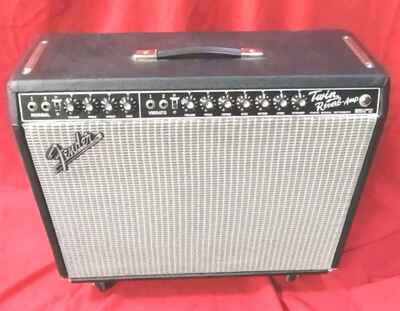 FENDER TWIN REVERB 1979 CONVERTED TO BLACKFACE REWIRED TOLEXED GRILLED SEE DISC