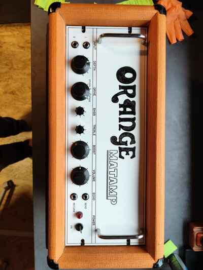 Orange Matamp 100 Head Vintage 1969 70 71