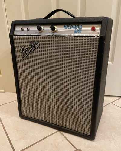 Vintage Fender Amp 1972-1974 Musicmaster Bass 1x12 Tube Combo - Rare