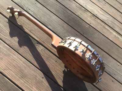 Vintage Banjo 4 String for Parts or Repair Easy Restoration Project Antique