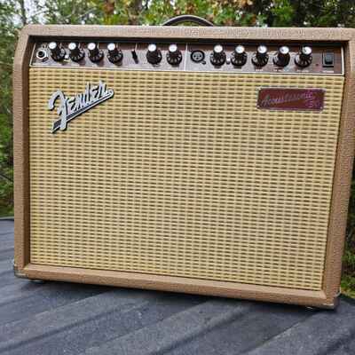 VINTAGE FENDER AMP ACOUSTASONIC AMPLIFIER COLLEGE STATION TX TEXAS PICKUP ONLY