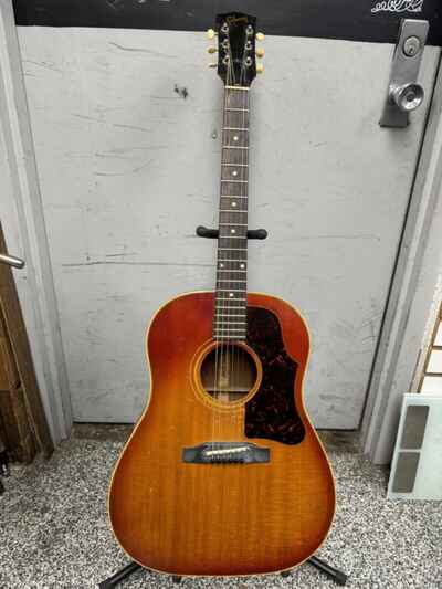 1963 Gibson J45 ADJ Acoustic Guitar Cherry Sunburst