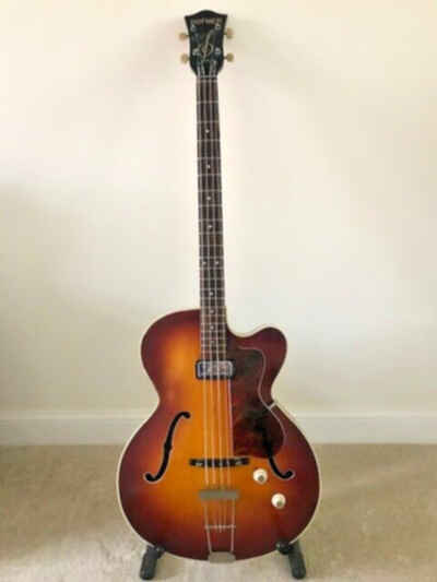 Hofner Guitar:Senator Bass:Vintage1963:Slimline:Archtop:Electro-acoustic:Good