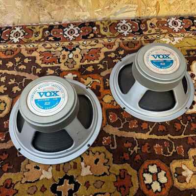 Pair 2x Vintage 1967 Celestion Greenback G12H 30w 8ohm T1279 12" Speaker *1960s*