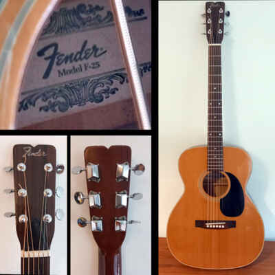 Fender F-25 Acoustic Guitar - 1970s  - Made In Japan