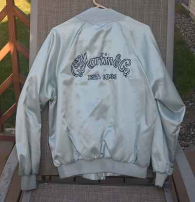 Martin Guitar Nylon Jacket - silver - 1970s issue - Very Good Cond