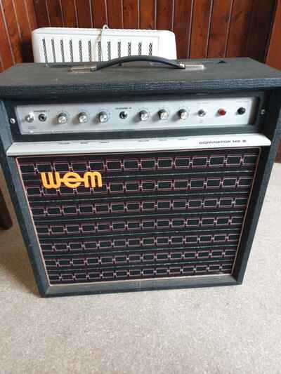 Vintage Valve Amp WEM Dominator MK 3   (5 valve rated 15w )