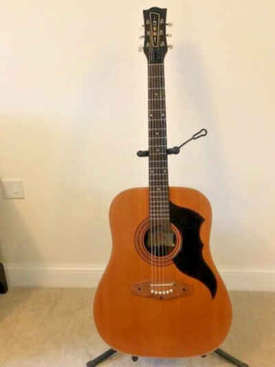 EKO Guitar:Ranger:Vintage 1970s:Acoustic:Jumbo:Excellent condition.