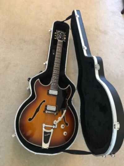 Hofner Guitar:Ambassador:Thinline:1965:Archtop:Electro-acoustic:Excellent