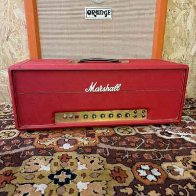 Vintage 1970 Marshall JMP Major 200w KT88 1967 *Red Tolex* Valve Amplifier Head