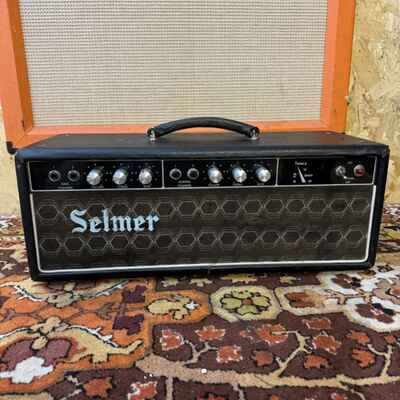 Vintage 1960s 1966 Selmer Treble N Bass 50 MKII MK2 Valve Guitar Amplifier Head