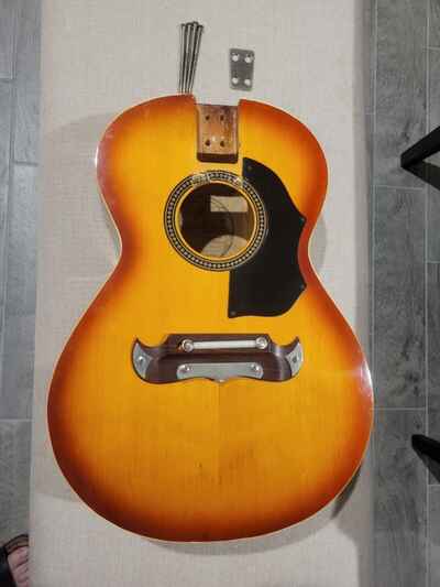 Framus 5 / 194 Gaucho 1972 Made in Germany Acoustic Guitar Body - Sunburst