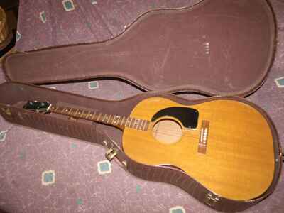 Vintage 1965 GibsonTG-25N Tenor acoustic guitar w / non-adj bridge Sweet Player