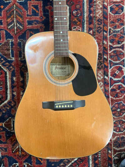 Prince WJ 760  Guitare acoustique folk 1970