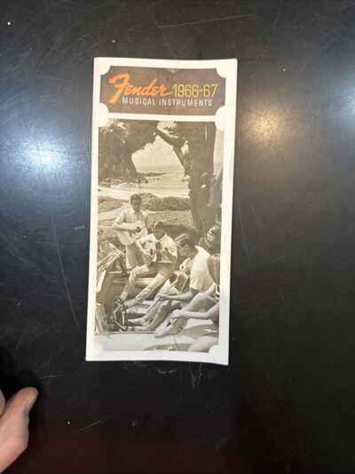 1966-67 Fender Musical Instruments Catalog 30 Pages Vintage With 50th Anv Pick