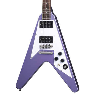 Used Epiphone Kirk Hammett 1979 Flying V - Purple Metallic