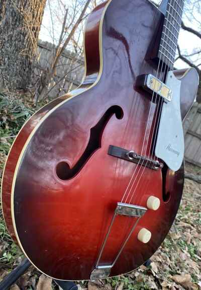 1961 Harmony Rocket H53 Hollowbody Elec Guitar