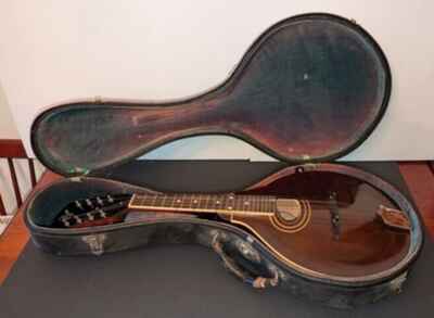 1922 Gibson A2 Sheraton Brown Mandolin With Original Geib Style Case