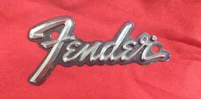 FENDER METAL LOGO P / N 011298 VINTAGE