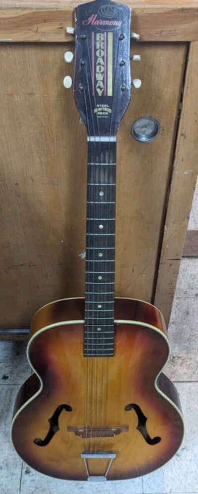 Harmony Broadway Acoustic Guitar Steel Reinforced Neck