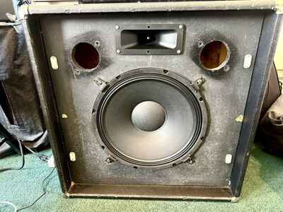Two Vintage 15 Inch WEST Guitar Speaker Cabinets Empty - No Speakers Included