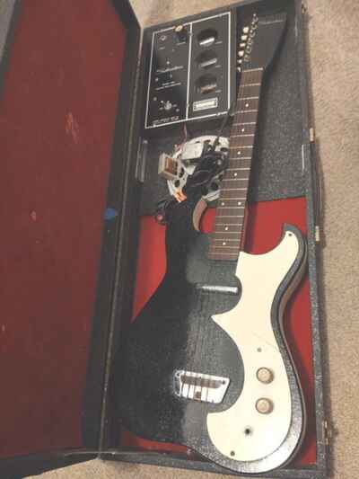 vintage Sears guitar amplifier tube amps Model 1448. Year 1960s Need TLC