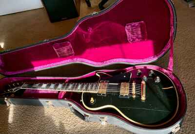 1972 Gibson Les Paul Custom Black Beauty GOLD EMBOSSED T-tops OHSC