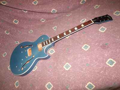 Project 2016 Gibson Memphis ES-Les Paul Pelham Blue body / neck w /  mild backbow