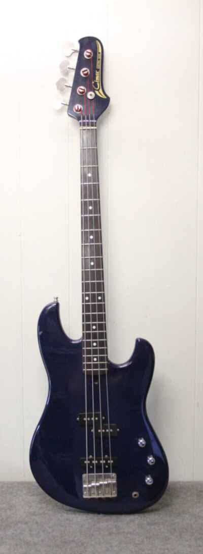Vintage 1983 CIMAR 2220  Jazz Bass Guitar Made in Japan BLUE