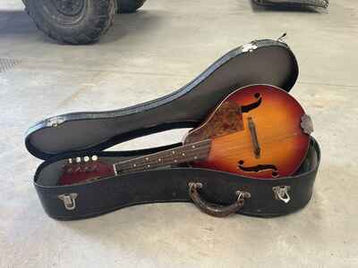 Vintage Mandolin And Geib Case