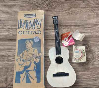 Vintage 1964 Emenee Hootenanny Guitar with Box (Read Description)