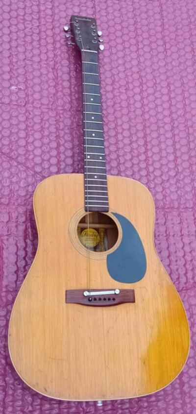 LANDOLA 1970S J673 DREADNOUGHT GUITAR HIGH ACTION HALF PRICE GRAB A BARGAIN