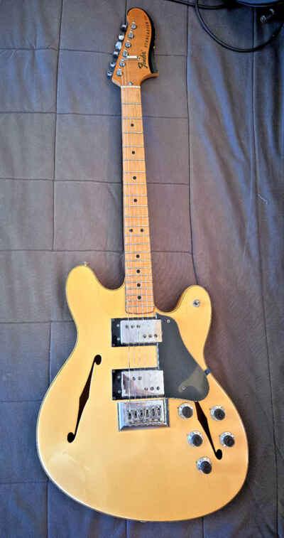 1976 Fender Starcaster Guitar - Excellent, Original, Olympic White!