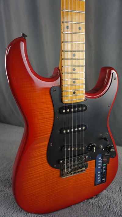 Casio PG-300 Restored MIDI Guitar 1980s - Red Burst MIJ