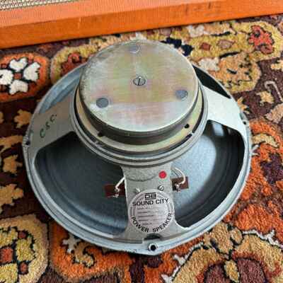 Vintage 1972 Sound City Fane 122190 40w 15ohm 12" Speaker Driver *1970s*