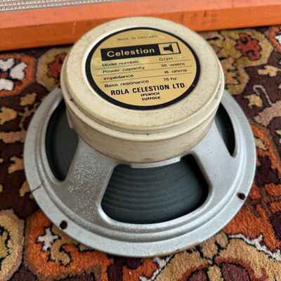 Vintage 1974 Celestion Creamback G12H 30w 16ohm T1217 12" Speaker *1970s*