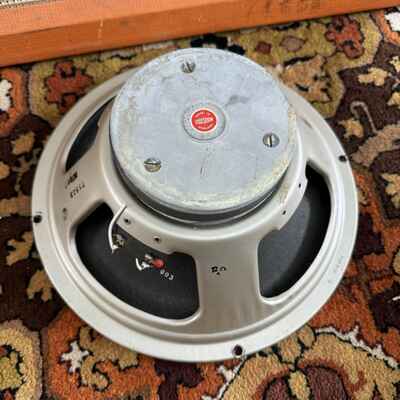 Vintage 1971 Celestion G12S T1523 Greenback Era 12" Speaker Driver *1970s*